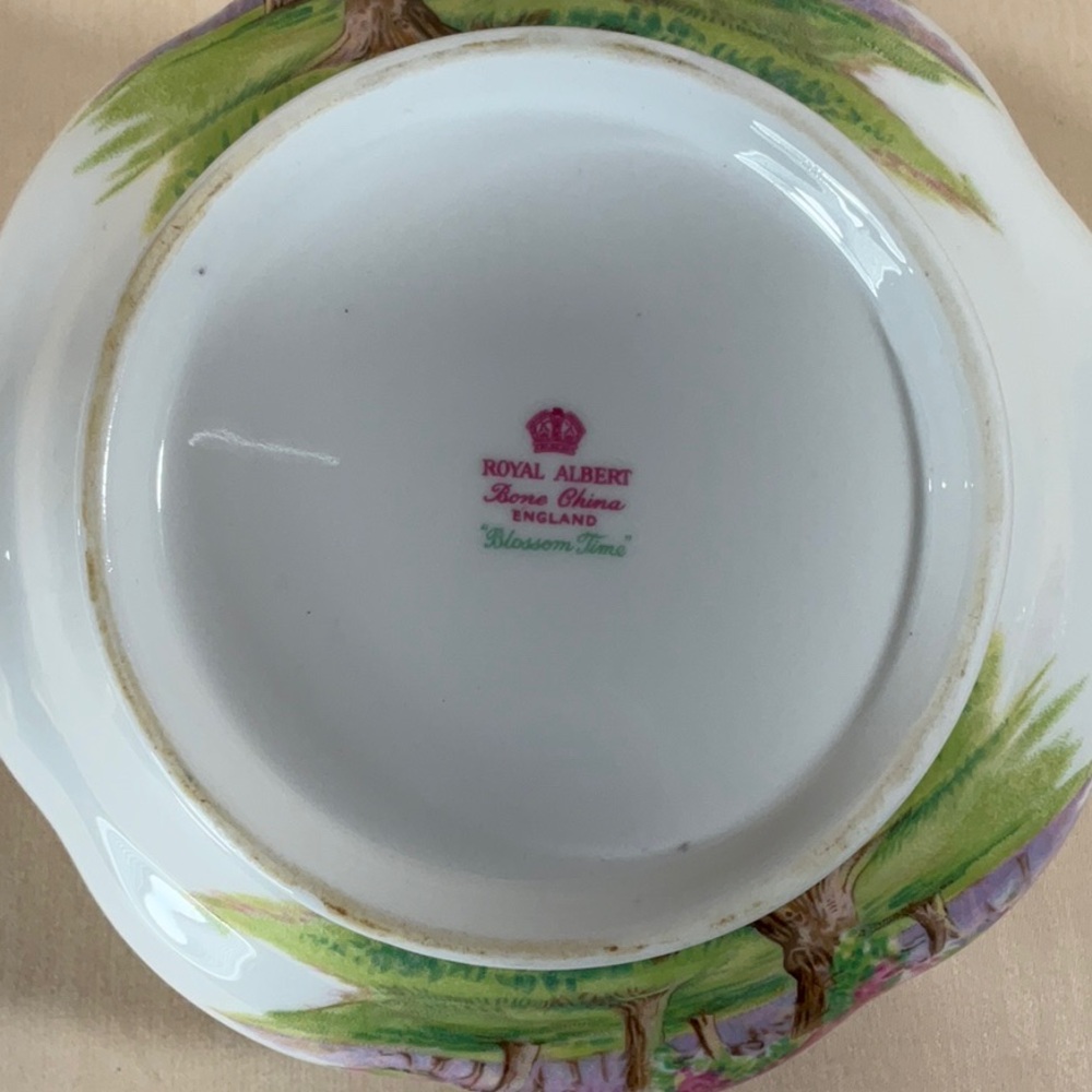 Royal Albert Blossom Time Teapot with Green and Pink Accents - Picture 12 of 16
